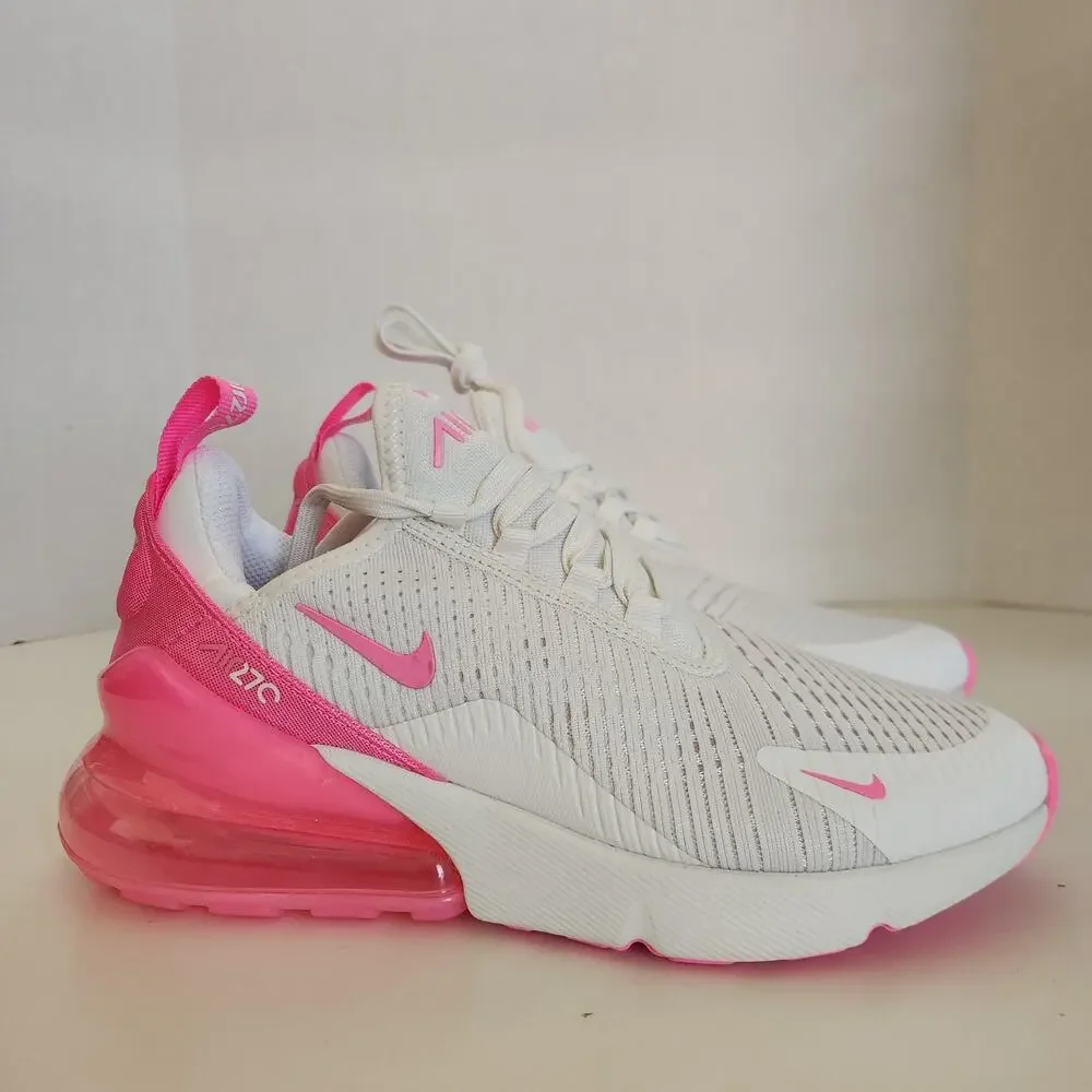 Nike Air Max 270 - Women's (Summit White/Pink Spell/Summit White) Size 6.5